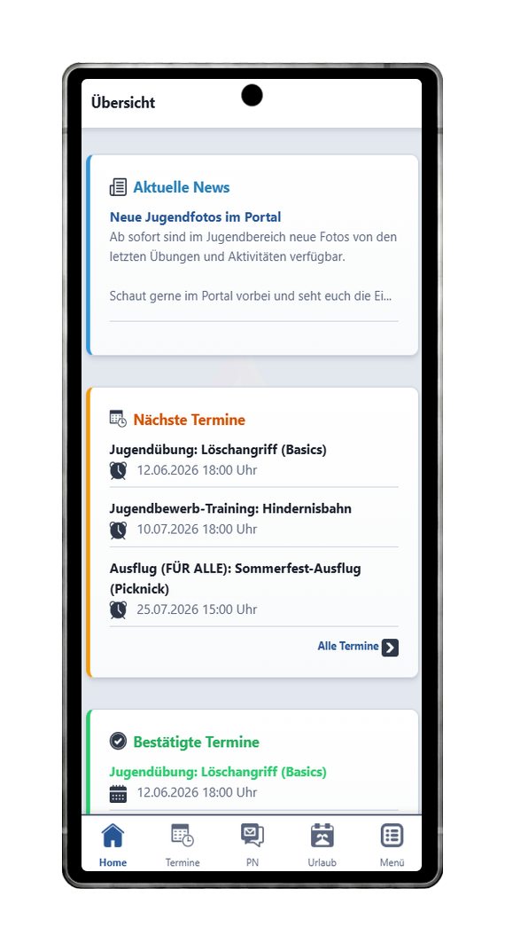 FFWEB Elternzugang am Handy